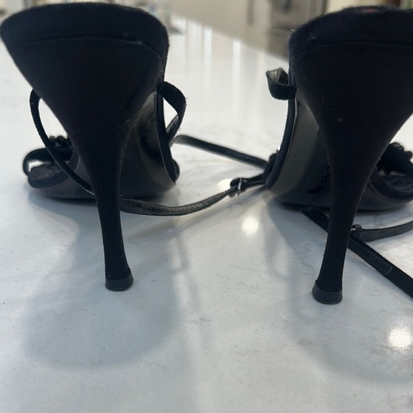 Gucci Black Heeled Sandals with Stiletto Heel - Picture 5 of 10